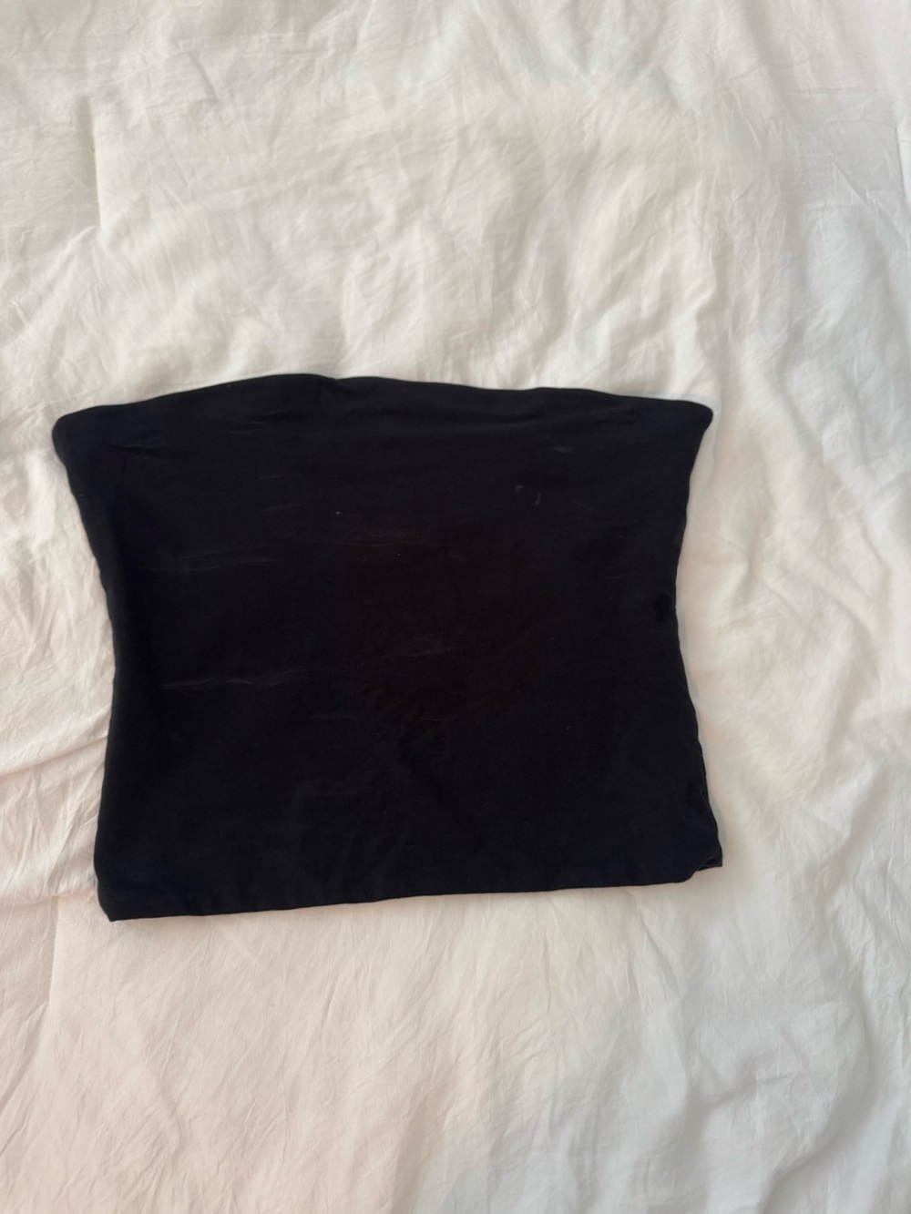 Cotton On Black Strapless Tube Top with Silicone Grip